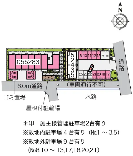 ★手数料０円★西宮市山口町上山口　月極駐車場（LP）